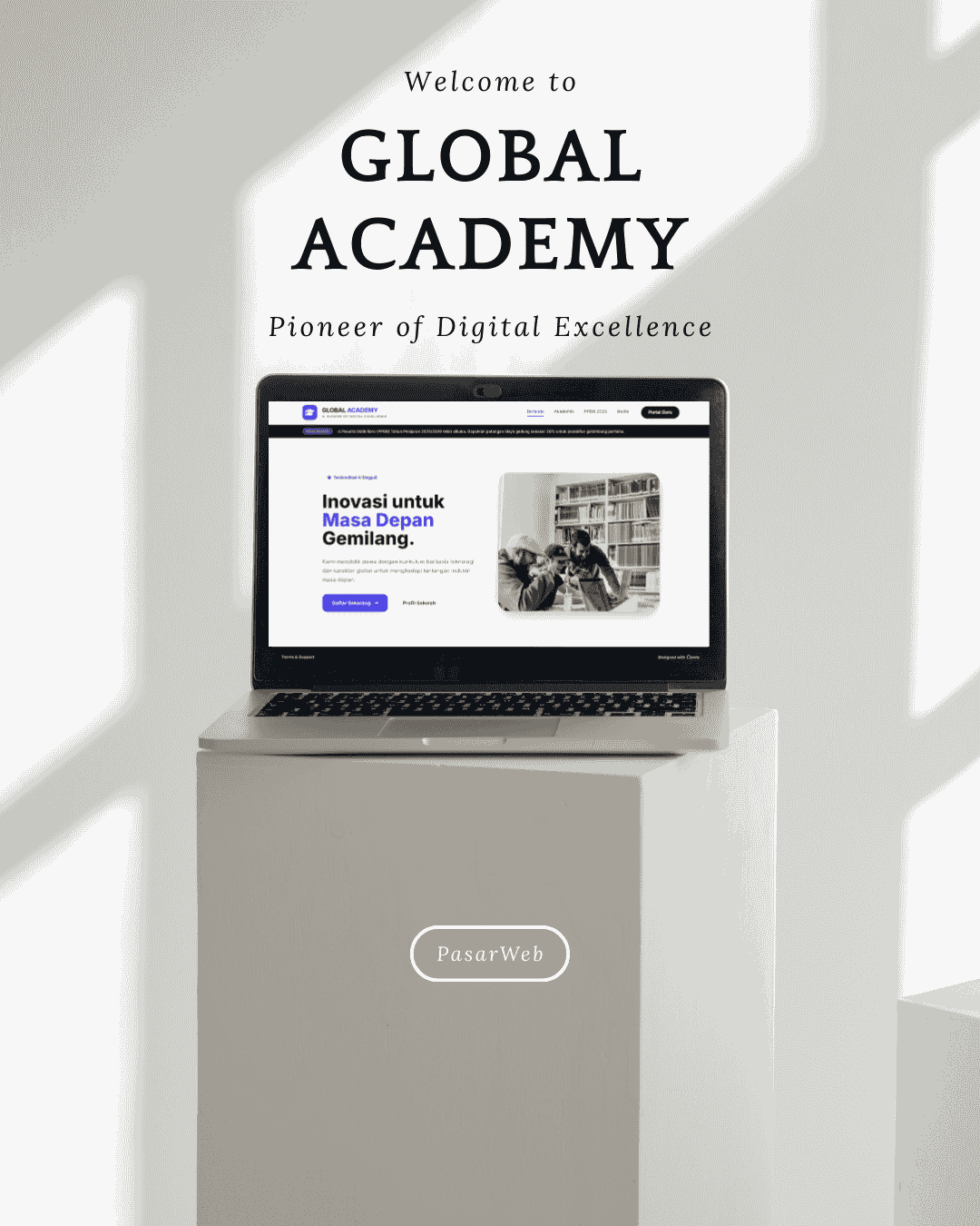 Global Academy School Landing Page